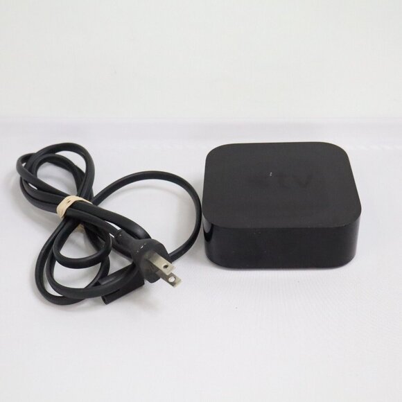 Apple TV HD 4th Generation Black 1080p A1625 32GB HDMI USB-C NO REMOTE Tested - Picture 1 of 3